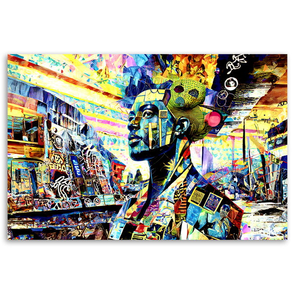 Kunstdruck auf Leinwand 'Urban Awakening in Color 2'