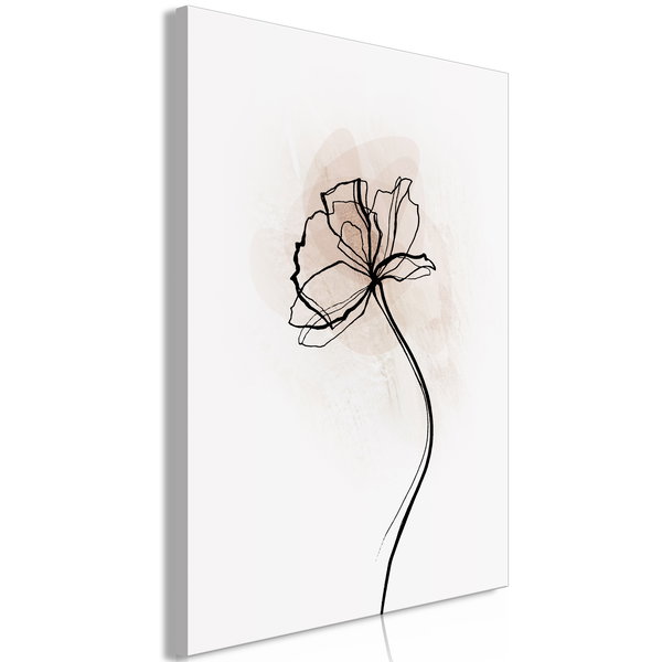 Umjetnički print na platnu 'Right to the Sun Vertical'