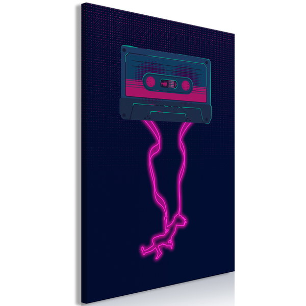 Stampa artistica su tela 'Musical Rapture Vertical'