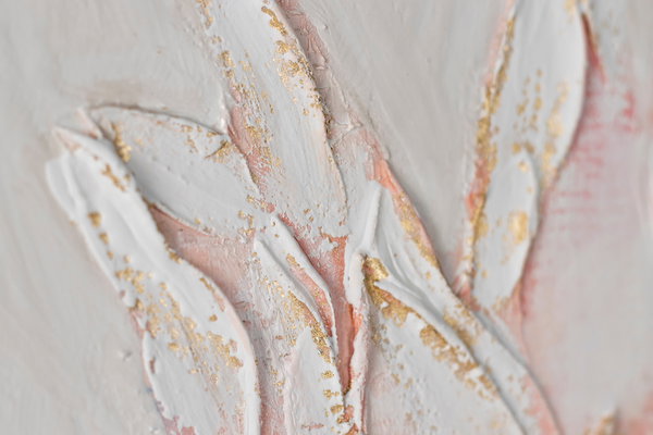 Handgemaltes Gemälde 'Pink Tenderness' 60x60cm | inkl. Echtheitszertifikat