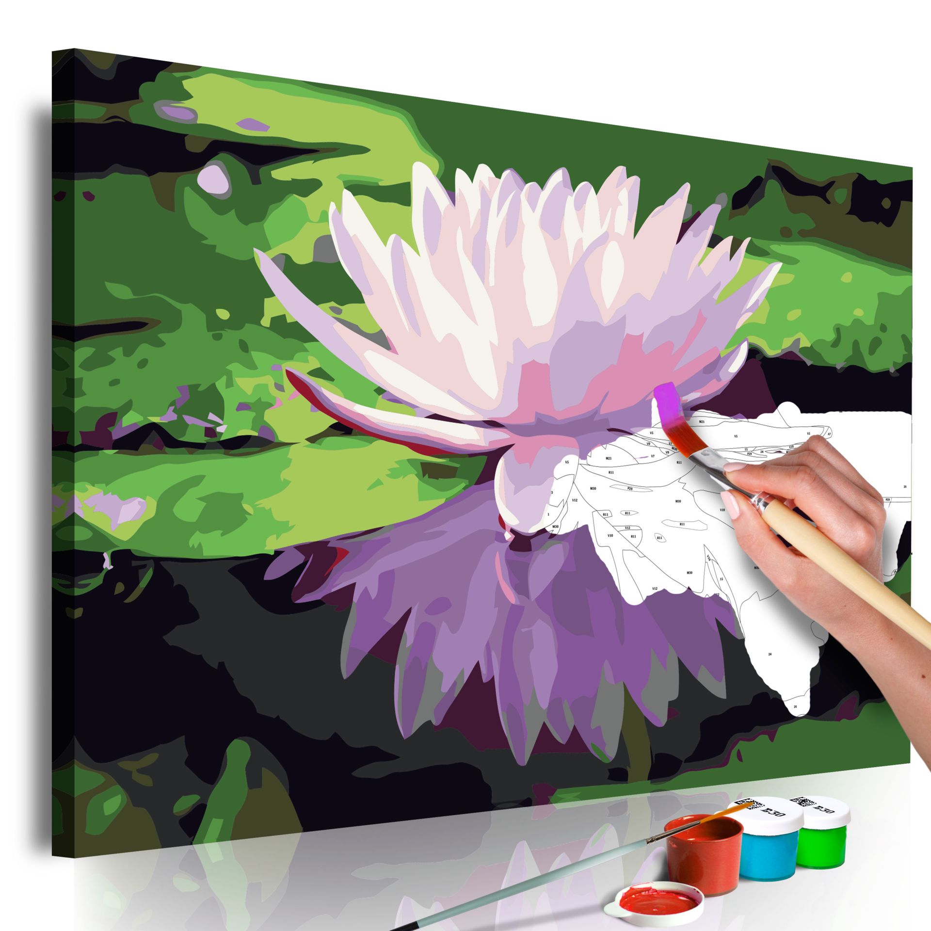 Schilderen op nummer 'Water Lily' kopen | KunstLoft