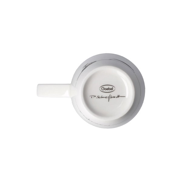 Goebel Teetasse mit Sieb und Deckel 'Mittagspause'