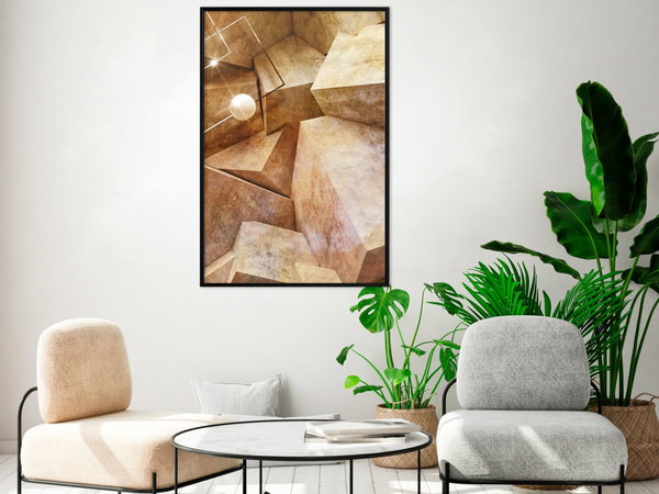 Poster 'Cubic Rocks'