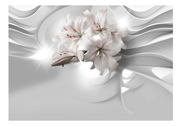 Selbstklebende Tapete 'Lilies in the Tunnel'