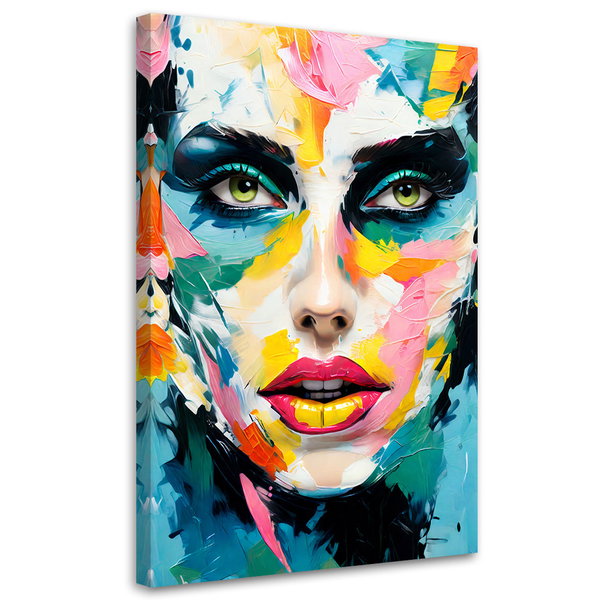 Kunstdruck auf Leinwand 'Prismatic Gaze'