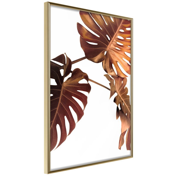 Poster 'Copper Monstera'