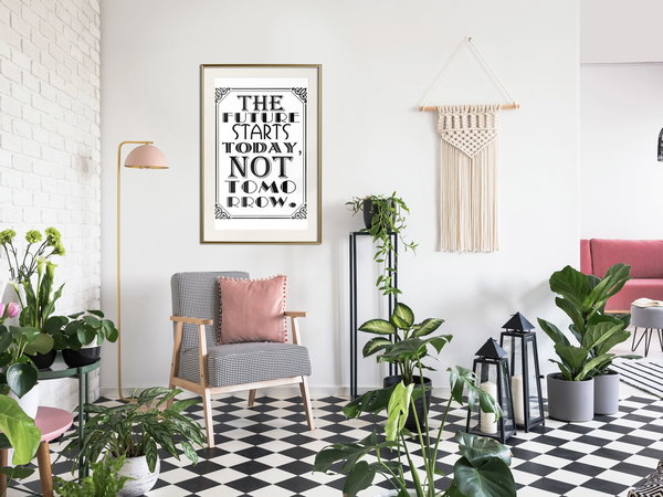 Poster 'The Future Starts Today Not Tomorrow'