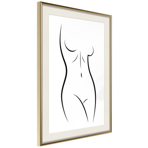 Poster 'Minimalist Nude'