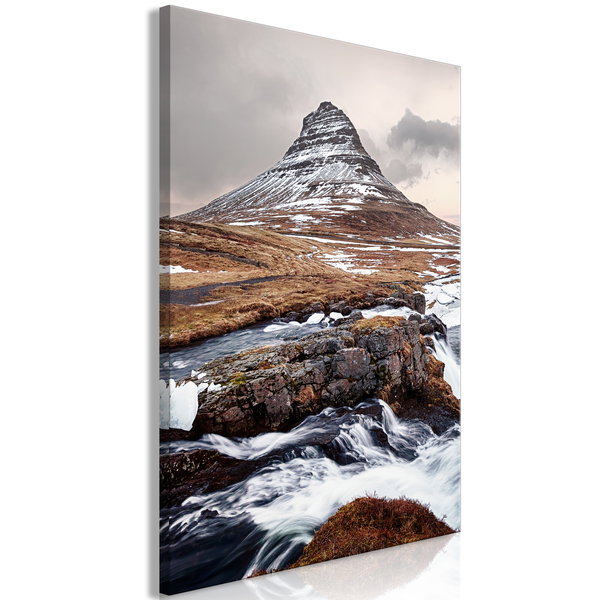 Impression sur toile 'Kirkjufell Vertical'