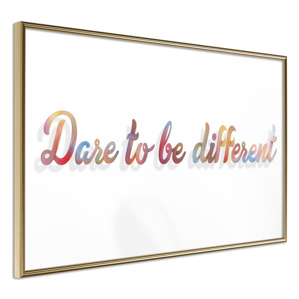 Poster 'Dare To Be Different'