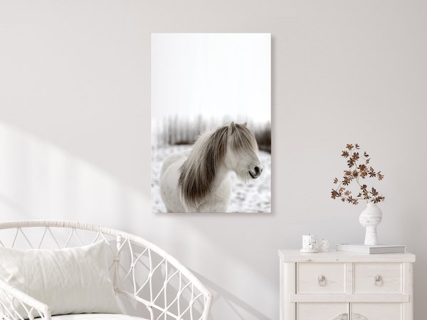 Kunstdruck auf Leinwand 'Horse Mane Vertical'