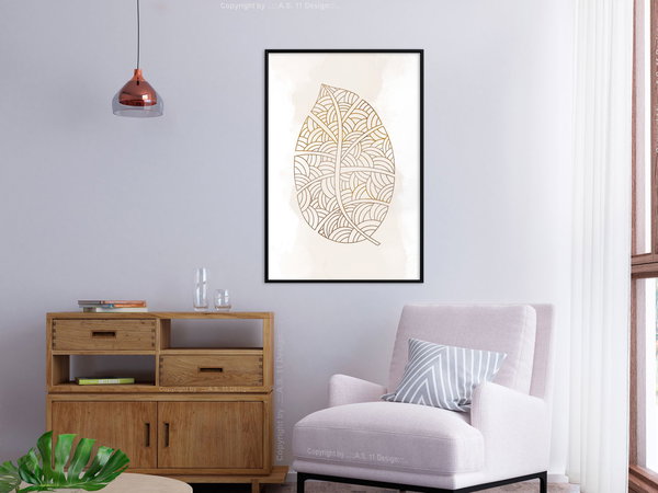 Poster 'Leaf Veins'