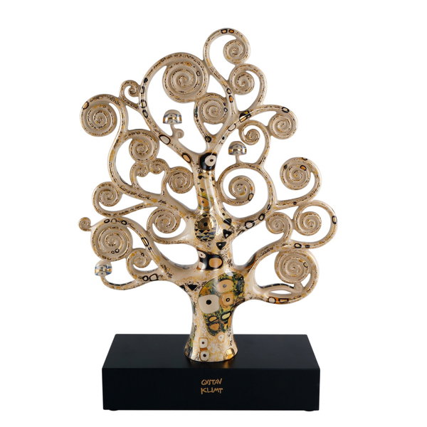Porzellan Figur 'Lebensbaum' von Gustav Klimt 12x53x38cm