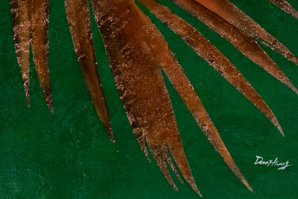 Großzügig aufgetragene Farben