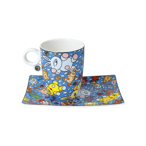 Goebel Becher mit Untertasse 'Magic Bunny'
