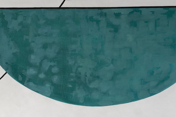 Kleuren in dikke laag aangebracht