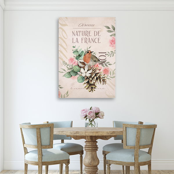 Kunstdruck auf Leinwand 'Nature de la France'