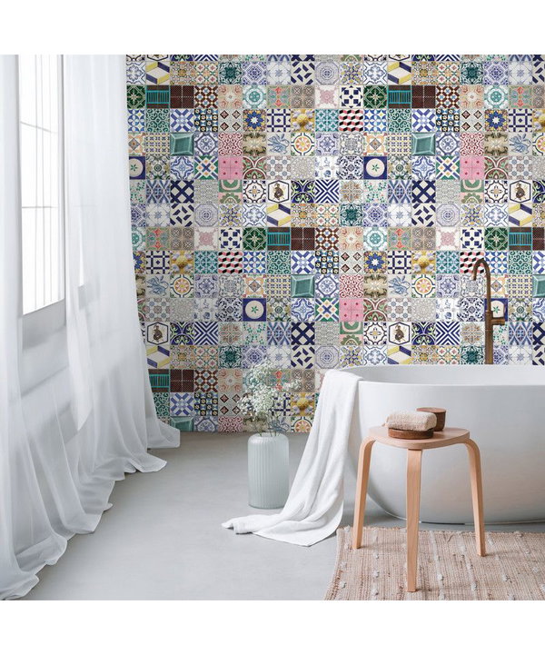 Tapete 'Vintage Scroll' 159x280cm