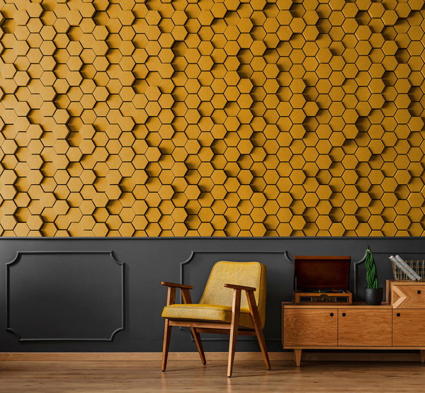 Tapete 'Honeycomb 1' 500x270cm