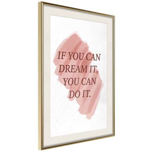 Plakat 'You Can Do It'