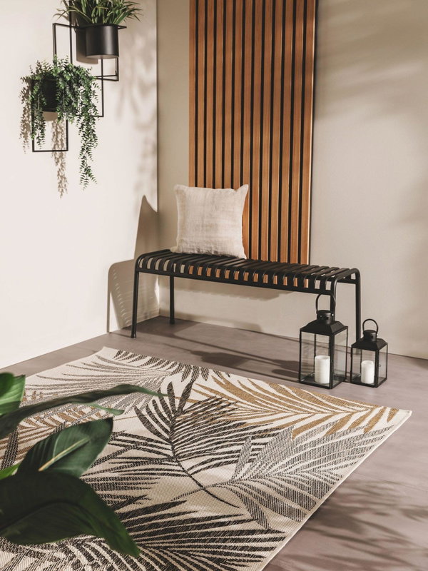 Design In- &amp; Outdoor-Teppich Cleo Schwarz