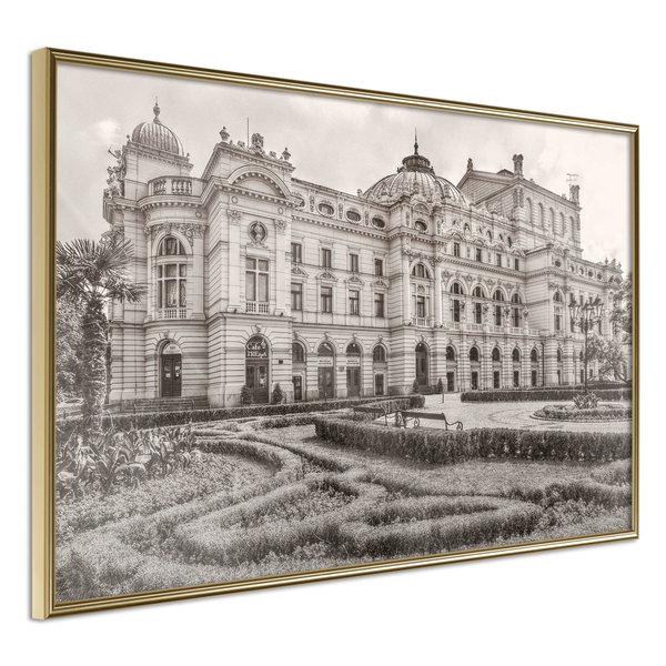 Poster 'Postcard from Cracow: Slowacki Theater'