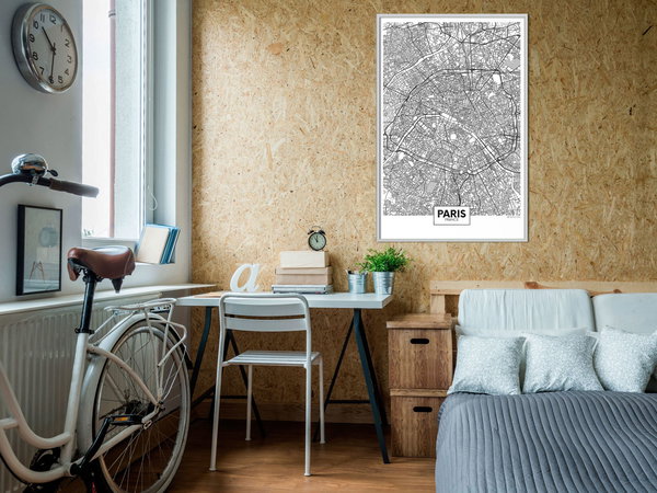 Poster 'City Map: Paris'