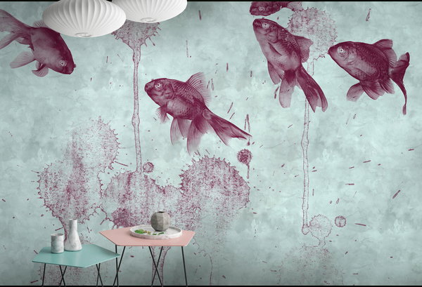 Tapete 'Pond 2' 400x270cm