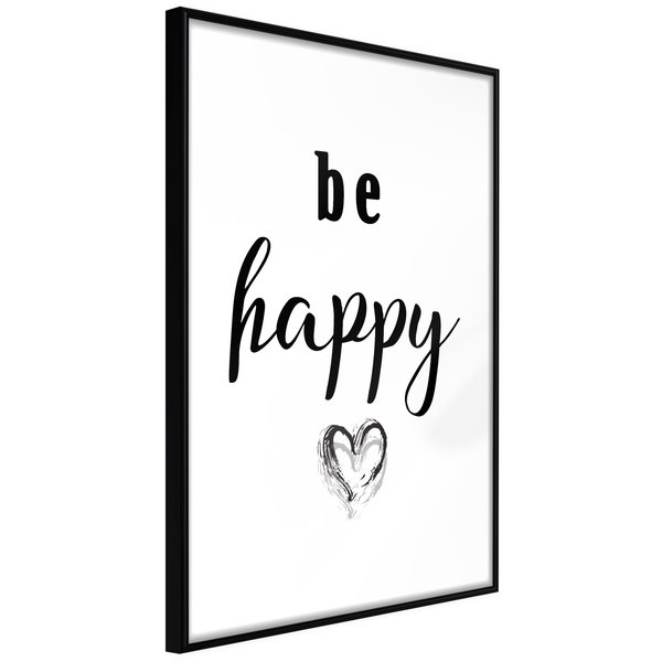 Poster 'Be Happy'