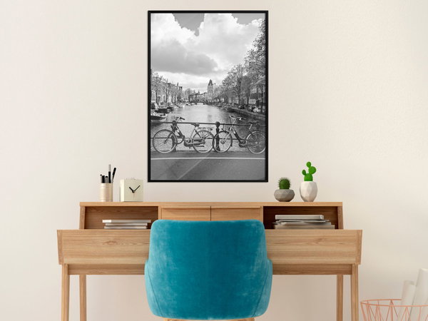 Poster 'Bicycles Against Canal'