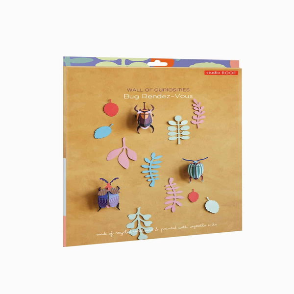 Wanddeko Papier 'Käfer-Set'