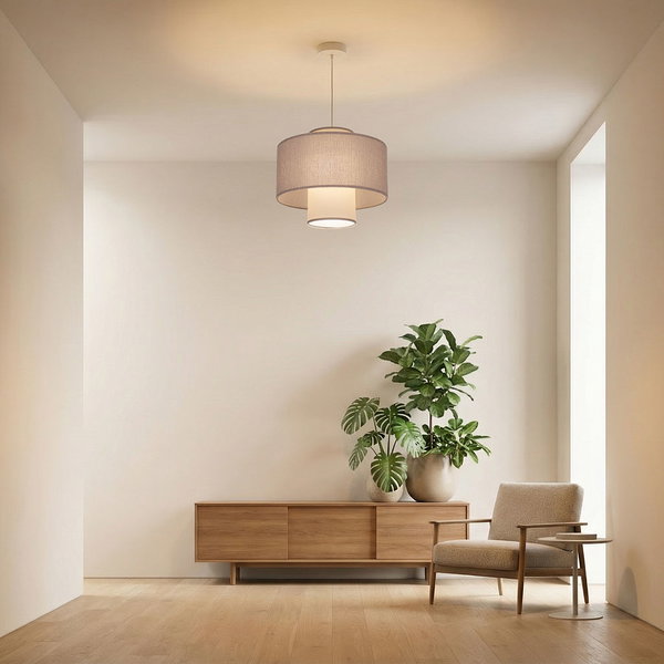Suspension luminaire 'Twin Crisp Calm'