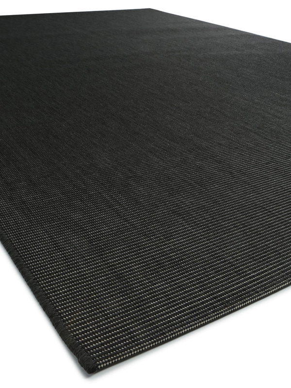 Design In- &amp; Outdoor-Teppich Metro Schwarz