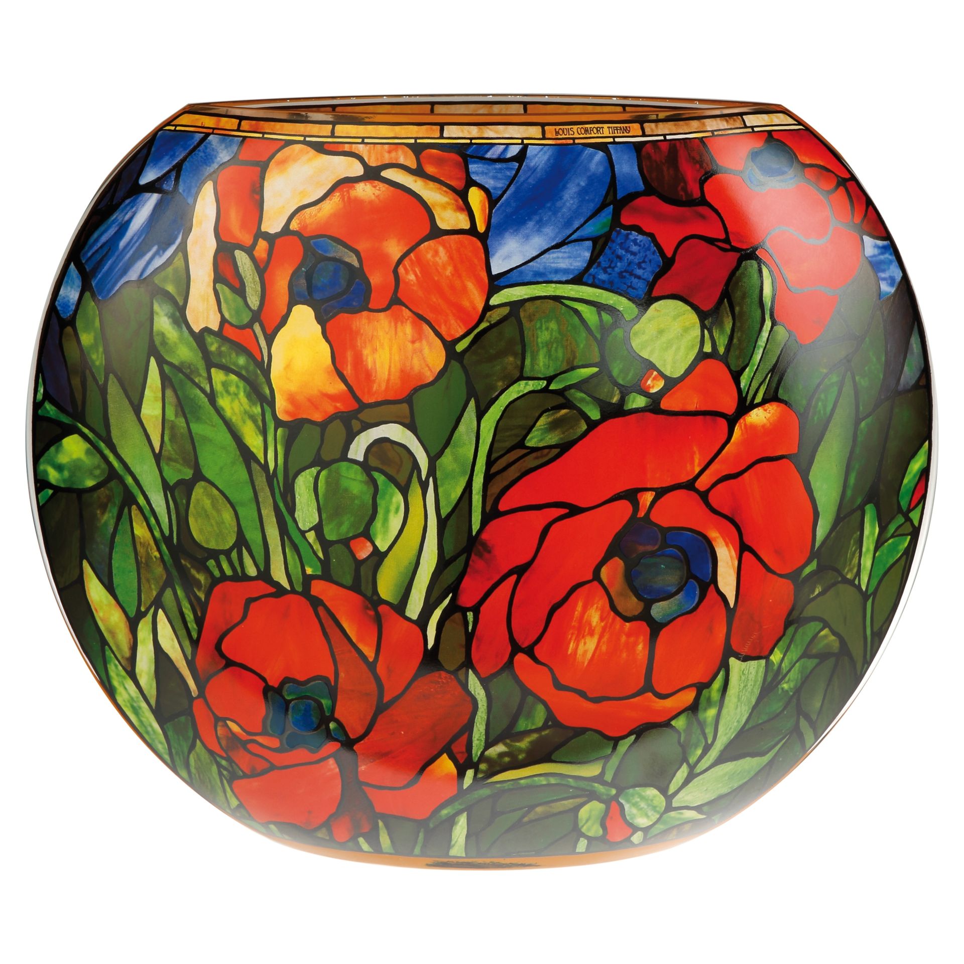 Tafellamp 'Floral Impression' van Louis Comfort Tiffany 13x30x35cm