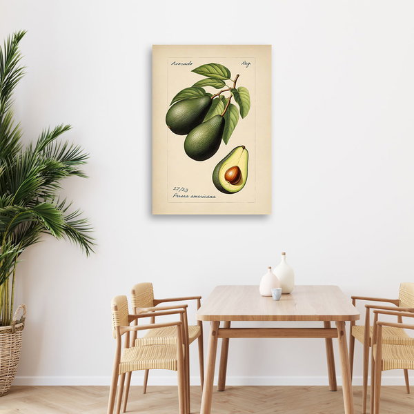 Kunstdruck auf Leinwand 'Avocado'
