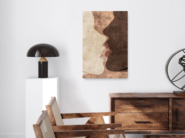 Kunstdruck auf Leinwand 'Unearthly Kiss Vertical'