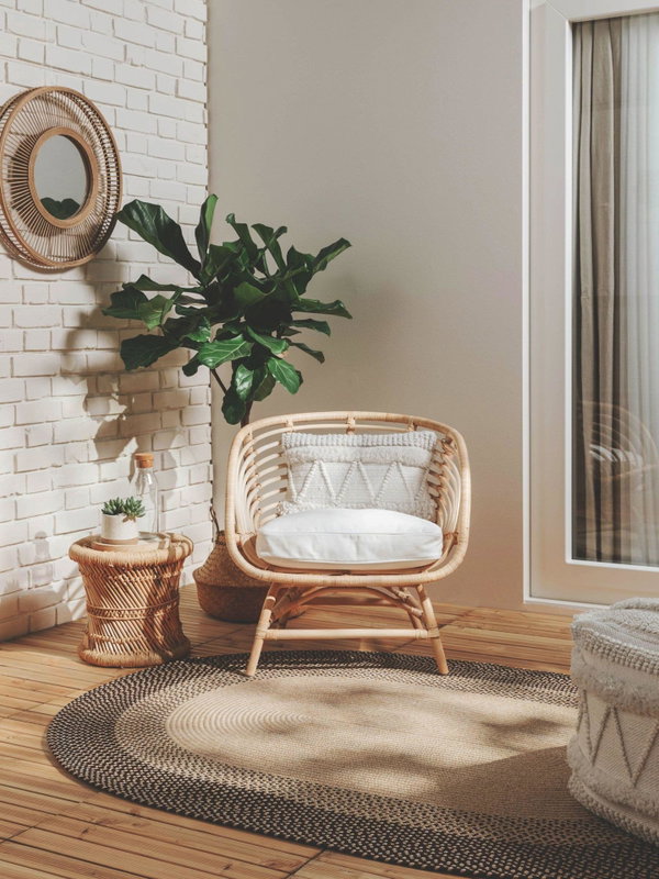 Design In- &amp; Outdoor-Teppich Nandi Braun