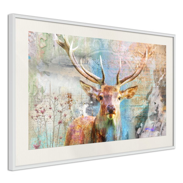 Poster 'Pastel Deer'