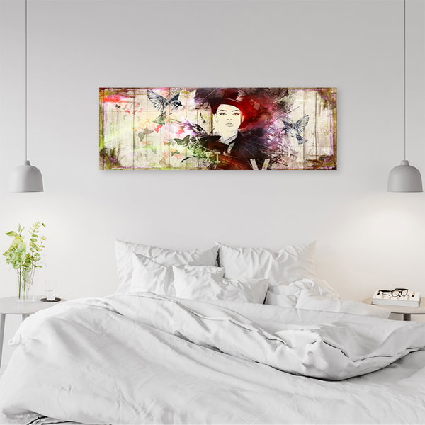Kunstdruck auf Leinwand 'Whimsical Flight of Imagination'
