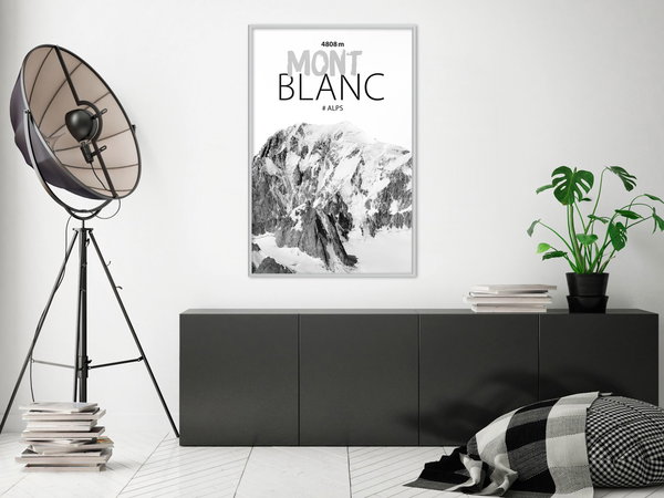 Poster 'Mont Blanc'