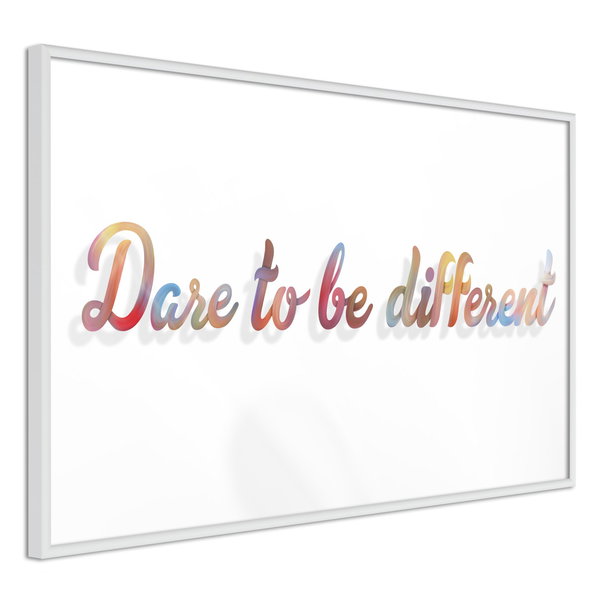 Poster 'Dare To Be Different'
