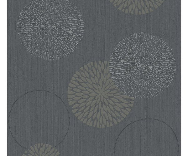 Behang 'Floral Circles' 53x1005cm