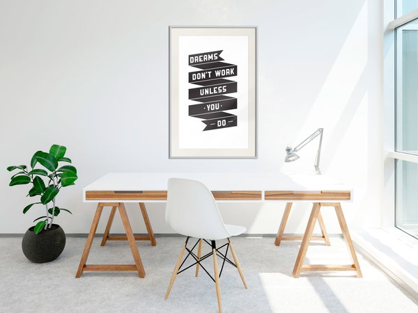 Poster 'Dreams don't work'