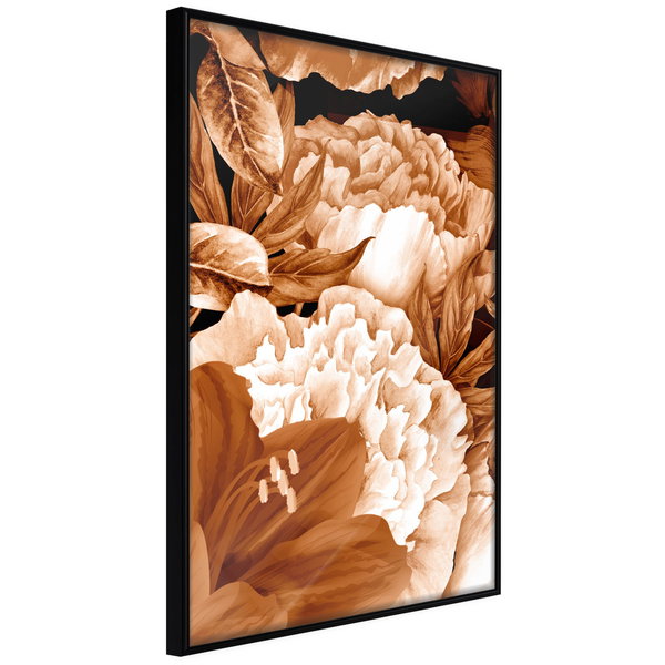 Poster 'Peonies in Sepia'