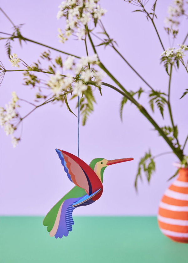 Lógó dekoráció 'Colorful Hummingbird'