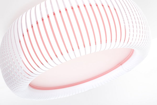 Suspension luminaire 'Oblo Blush Glow 1'