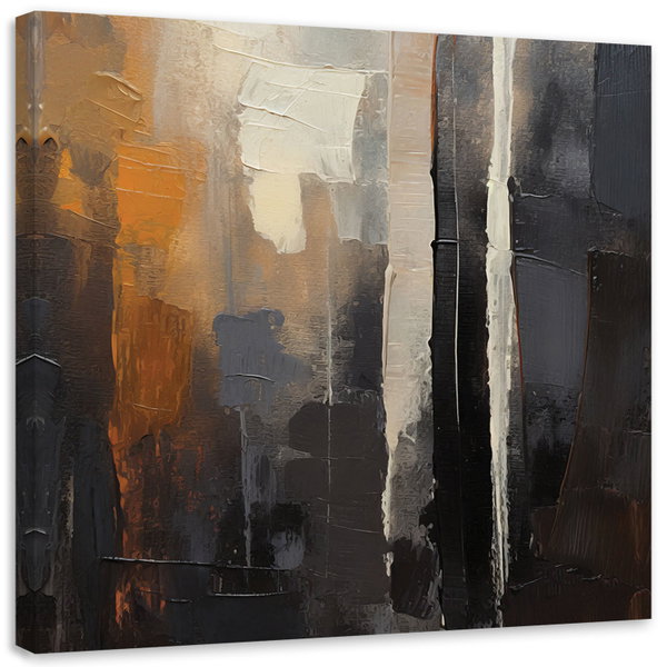 Kunstdruck auf Leinwand 'Urban Shadows'