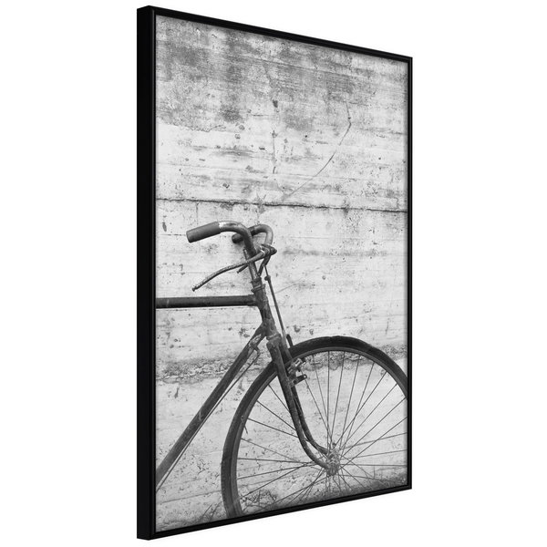 Poster 'Bicycle Leaning Against the Wall'