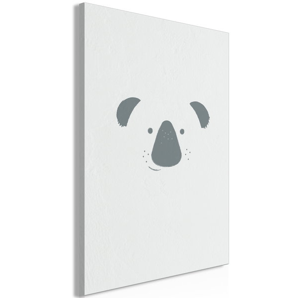 Kunstdruk op canvas 'Smiling Koala Vertical'
