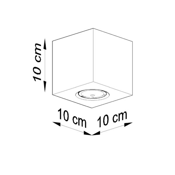 Deckenleuchte „QUAD“